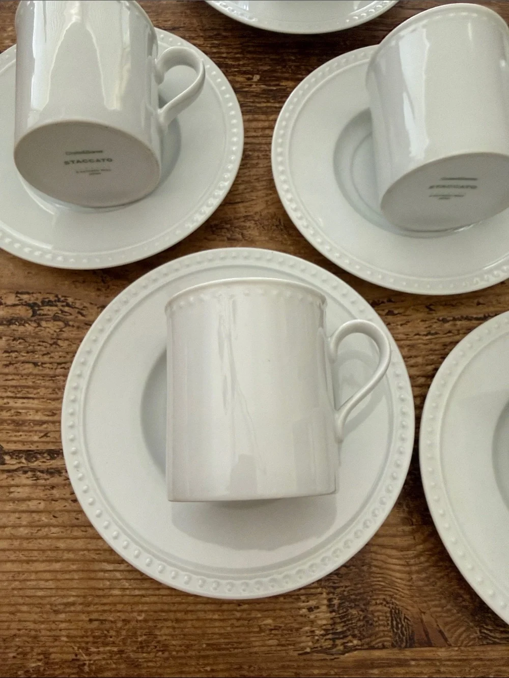 Crate&Barrel | Staccato Cups & Saucers-S6 - Picture 3 of 8
